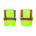 ANSI/ISEA107 Standard For road worker security reflective safety hi vis vest pockets